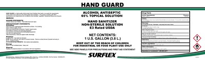 Hand Guard Label - Hand Guard